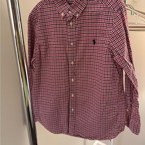 Polo Ralph Lauren Kids Red and Blue Plaid Shirt